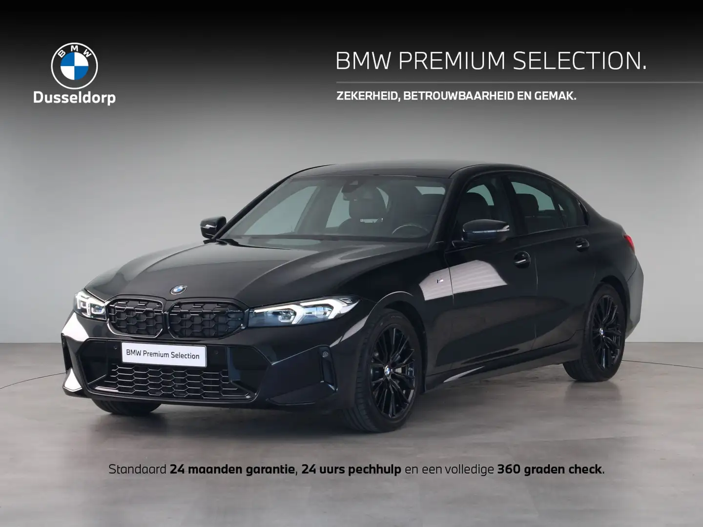 BMW 330 3 Serie Sedan 330i Zwart - 1