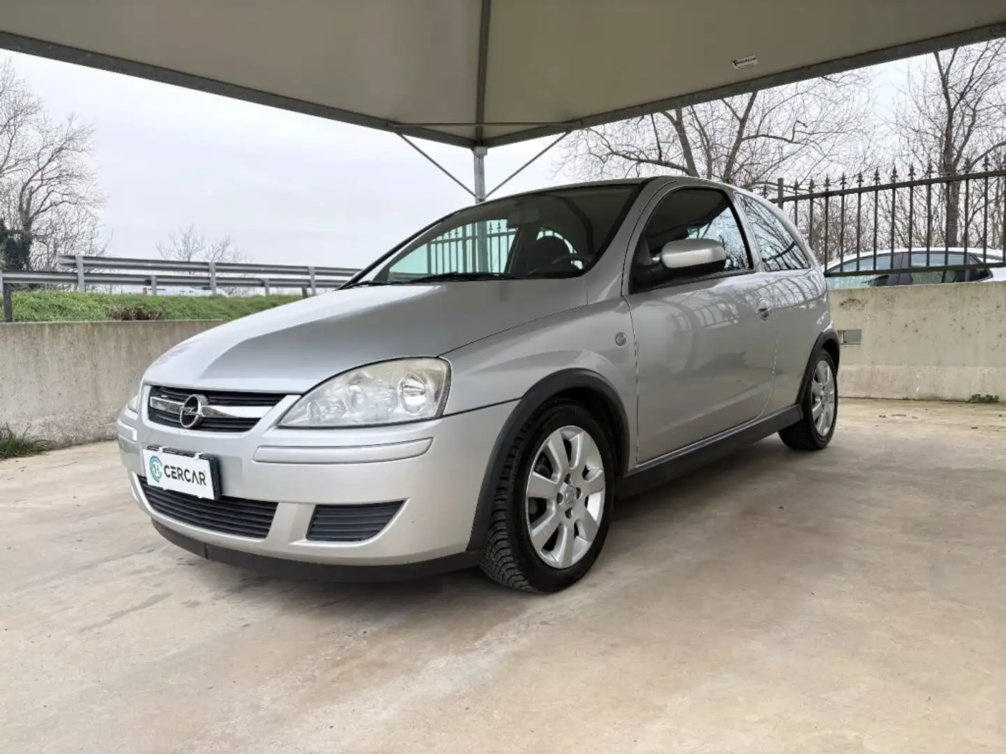 Opel Corsa 1.2i 16V cat 3 porte OK NEOPATENTATI PRIMO PREZZO Silber - 1
