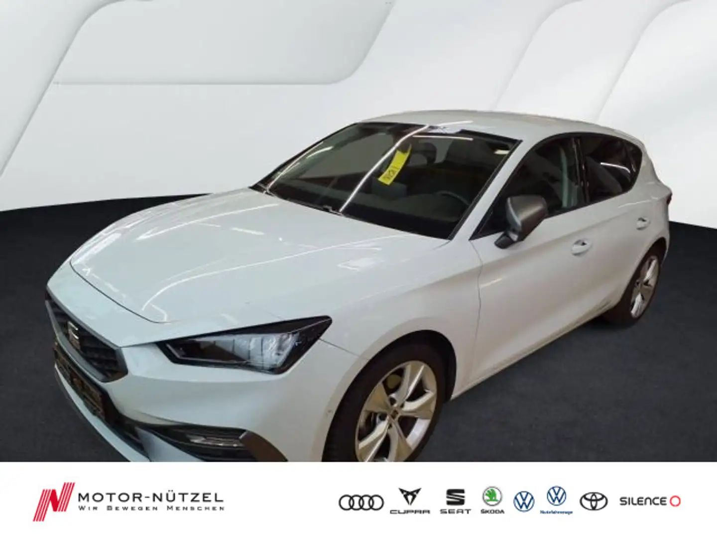 SEAT Leon 1.5 TSI FR-LINE LED+NAV+APP+ACC+SHZ+PDC+RFK Weiß - 1