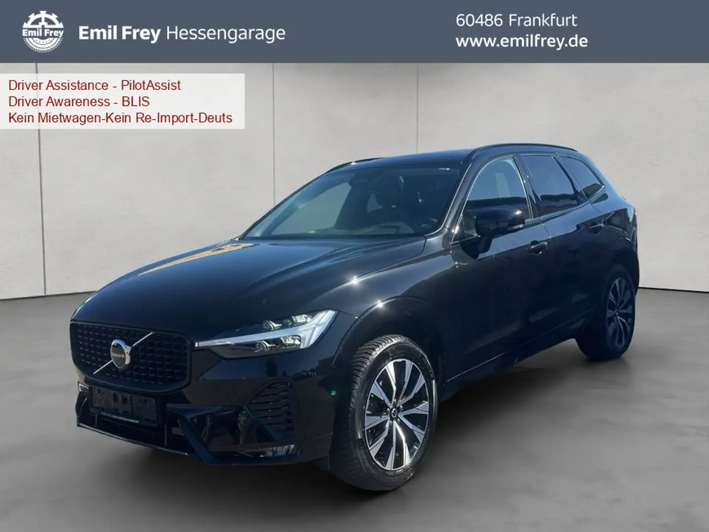 Volvo XC60 XC60 B4 Plus-Dark Aut Glasd PilotAssist Nappaleder Schwarz - 1
