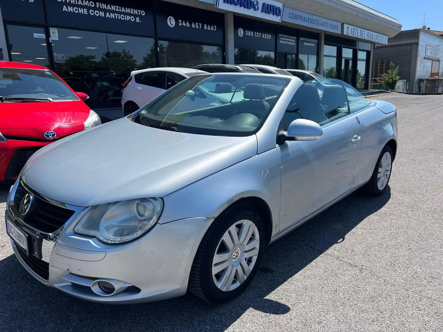 Volkswagen Eos 2.0 tdi dpf CABRIO Argento - 2