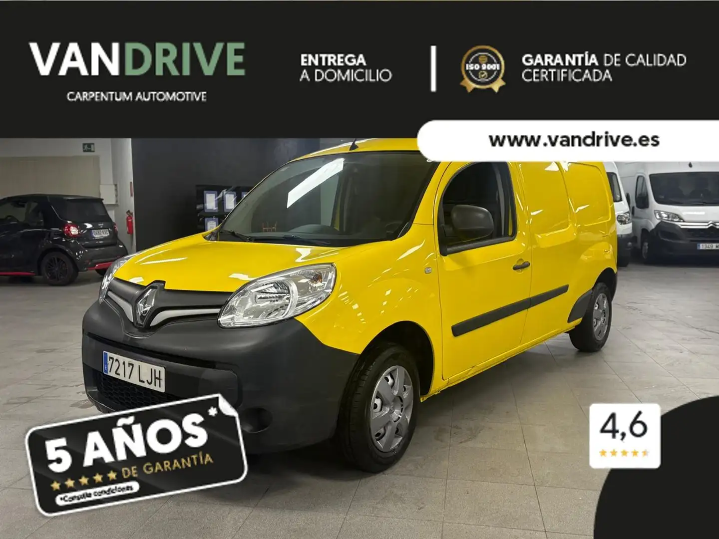 Renault Kangoo Fg. Maxi 1.5dCi Profesional 66kW 2pl. Jaune - 2
