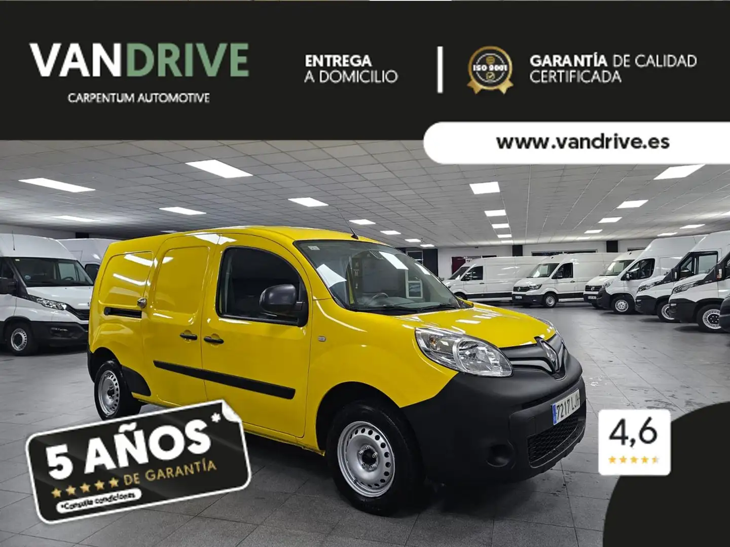Renault Kangoo Fg. Maxi 1.5dCi Profesional 66kW 2pl. Jaune - 1