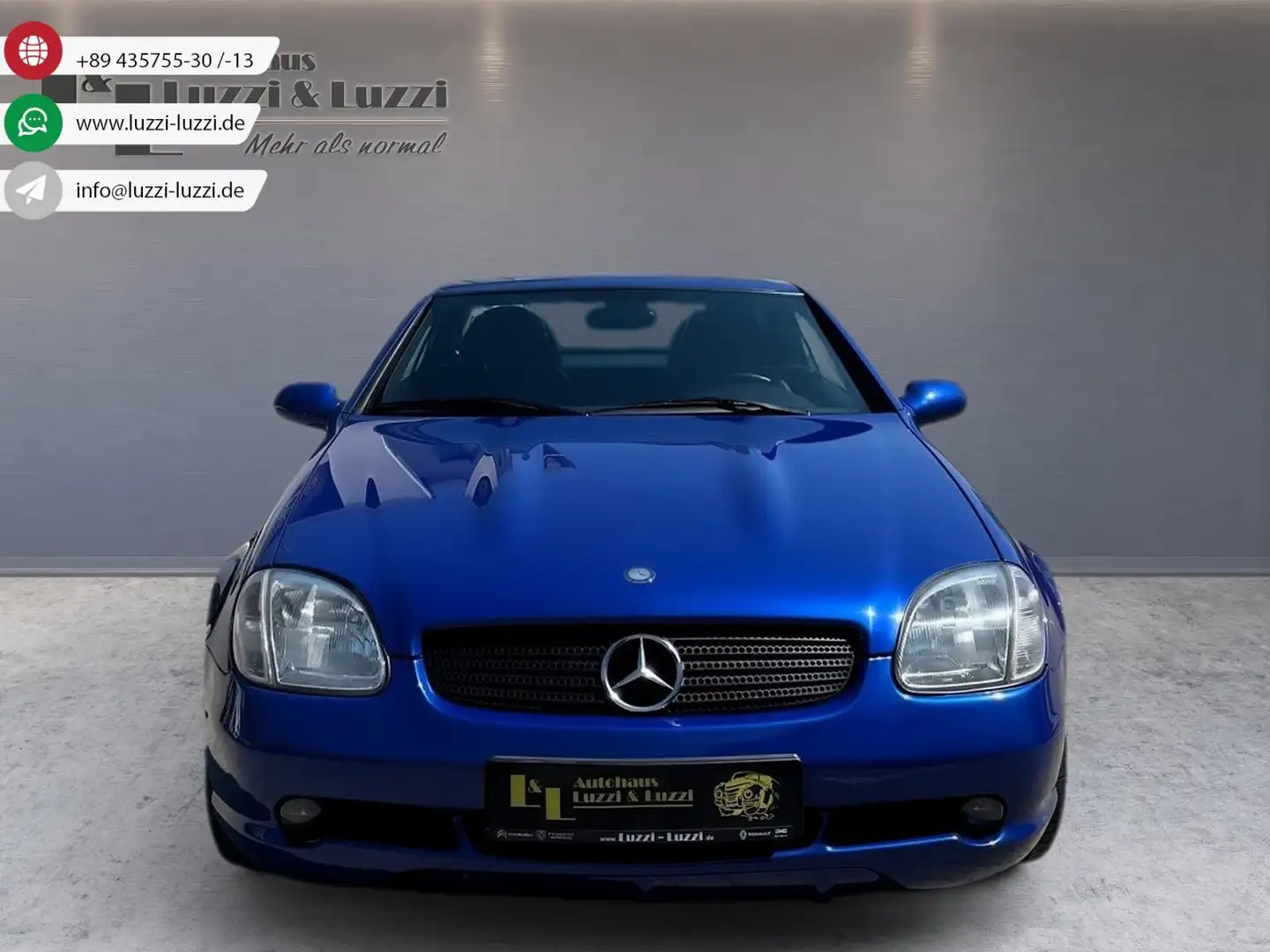 Mercedes-Benz SLK 230 Kompressor 2.3 Cabrio*Klima*SHZ*Leder* Blau - 1