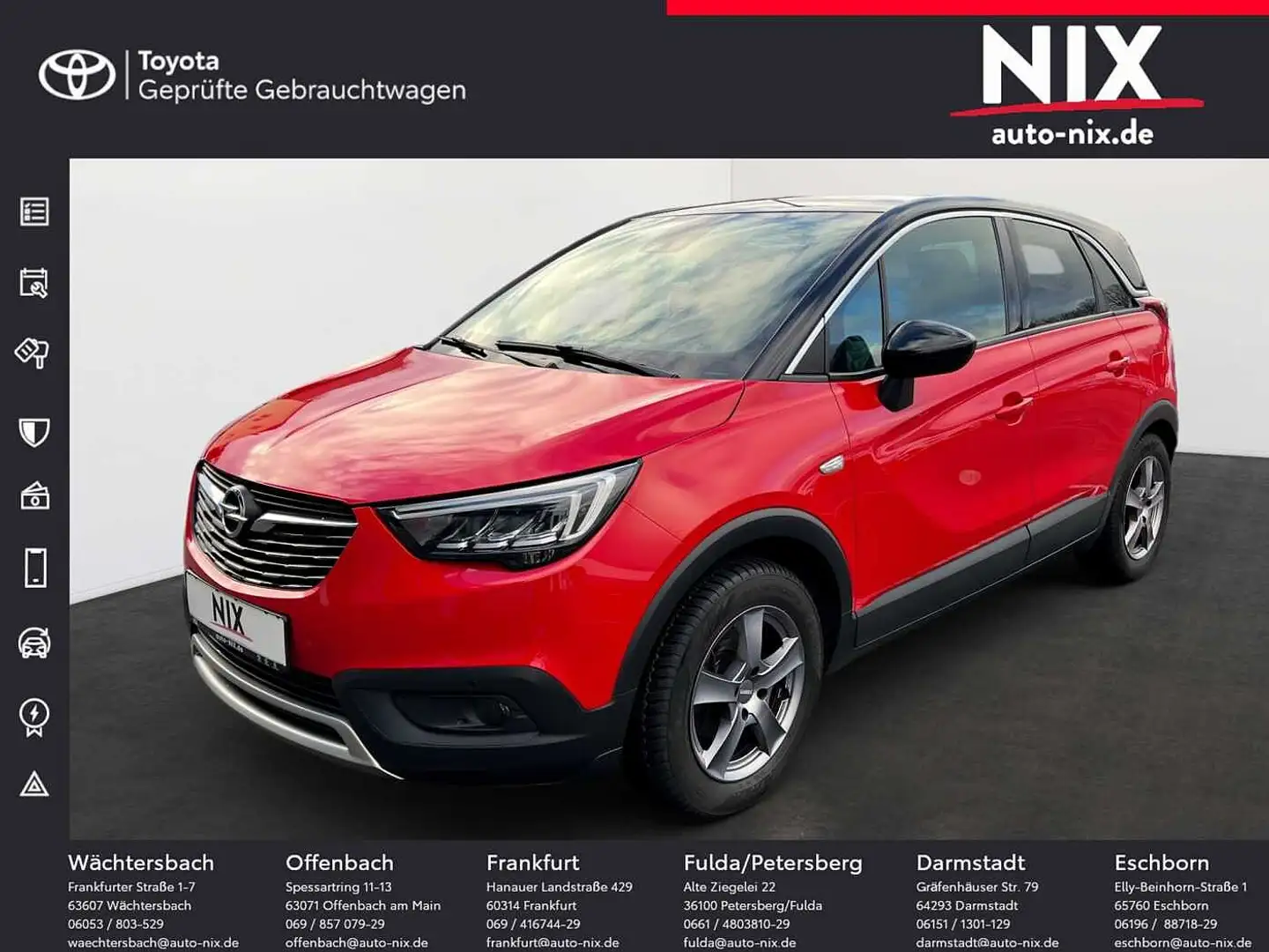 Opel Crossland X 1.2 Selection Rot - 1