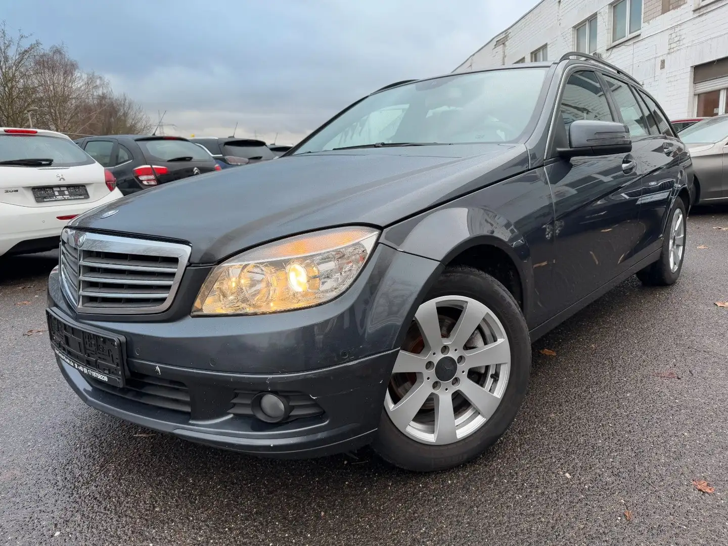 Mercedes-Benz C 220 T CDI.125 KW.Automatik.Leder.Navi.PDC.SHZ Gris - 1