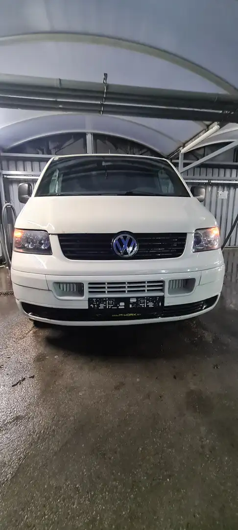 Volkswagen T5 Kombi 1,9 TDI Economy Blanc - 1