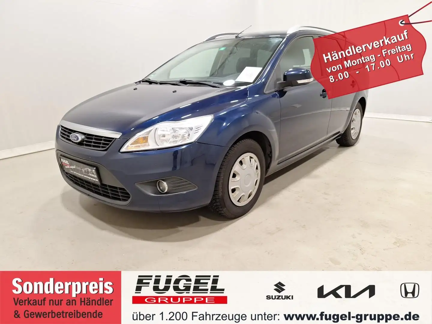 Ford Focus 1.6 16V Viva Gas|Navi|SHZ|PDC Bleu - 1