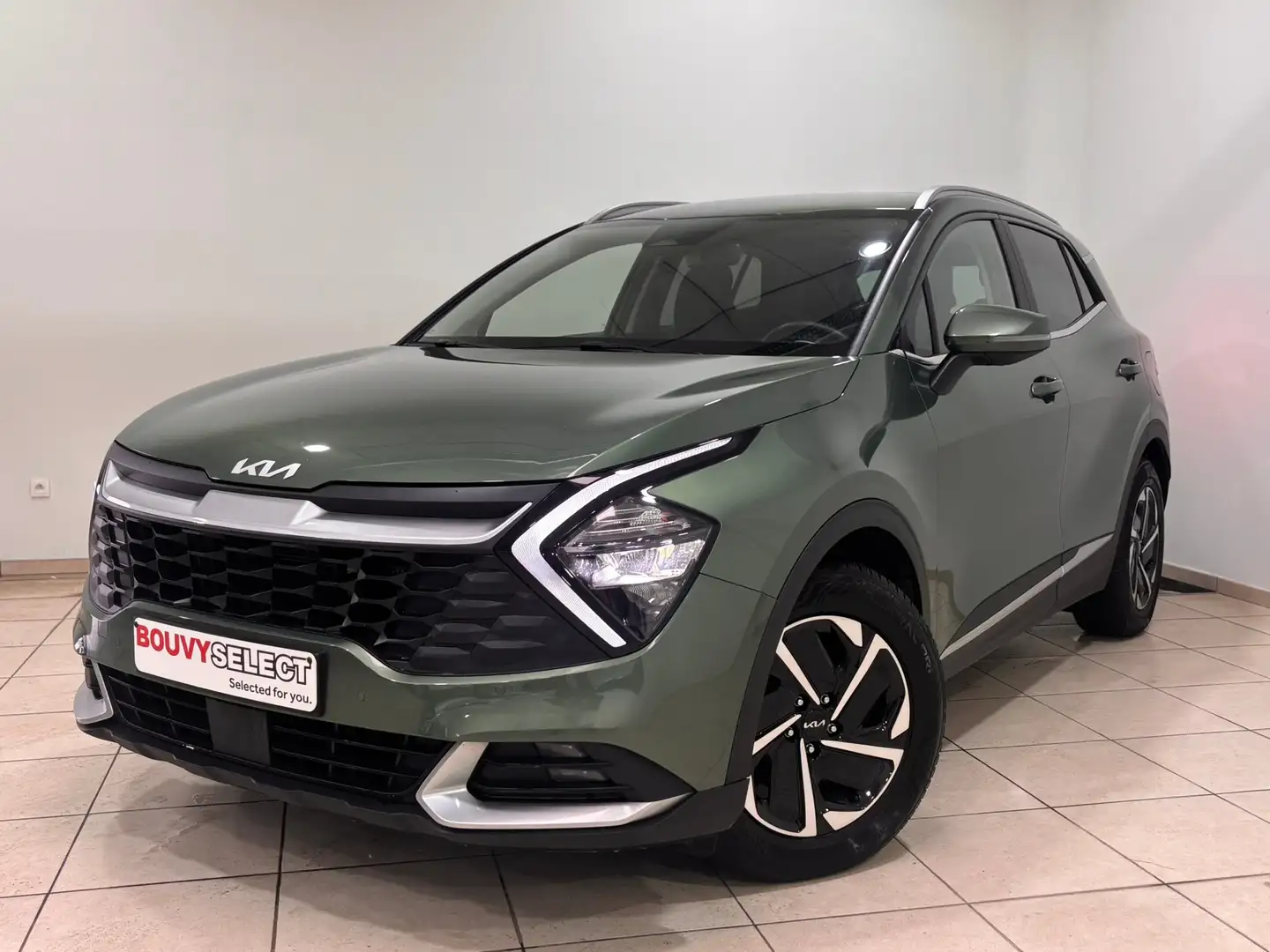 Kia Sportage 1.6CRDi 136CV MHEV *CARPLAY*NAVI*CLIM*CRUISE*CAM* Groen - 1