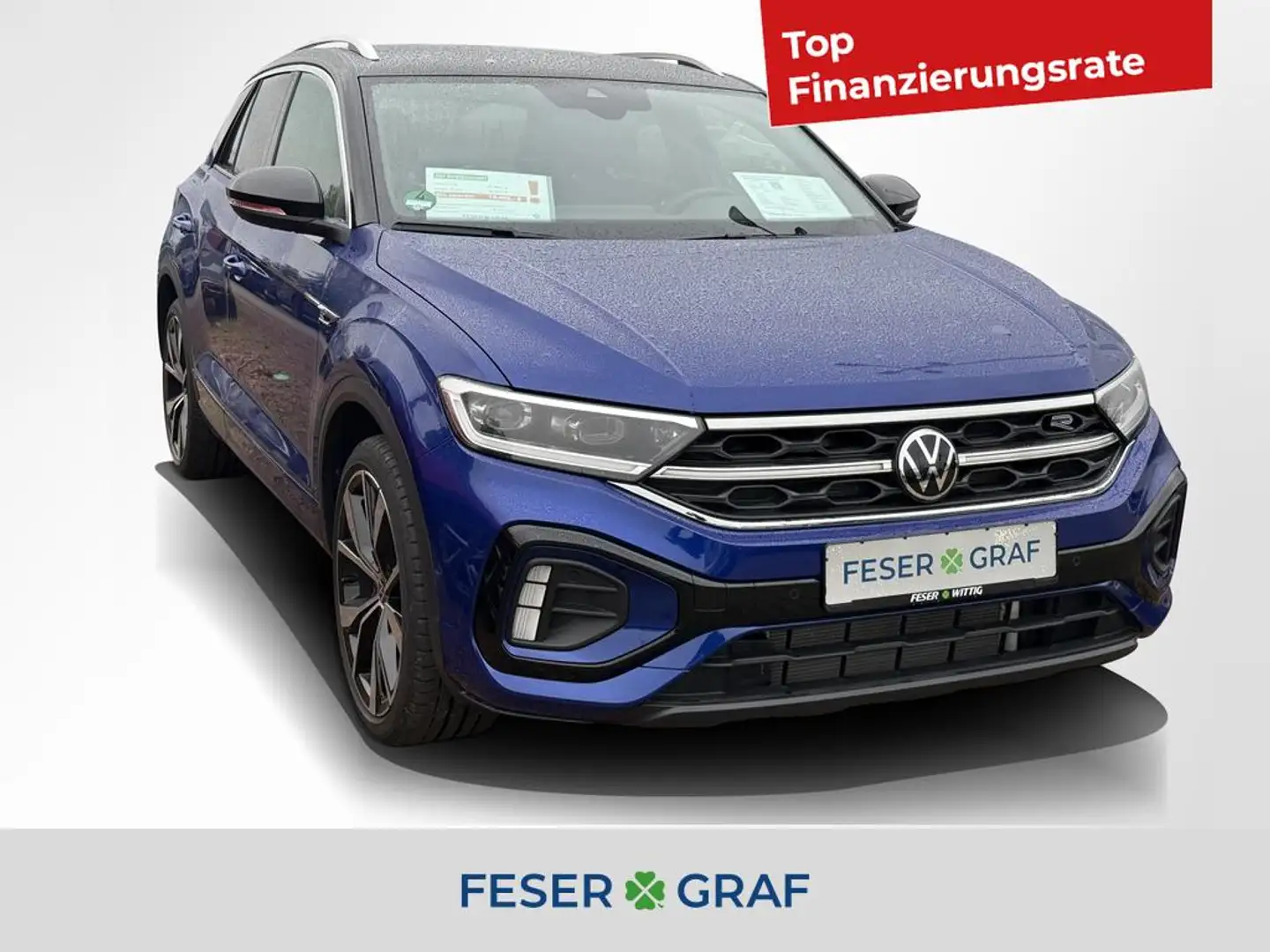 Volkswagen T-Roc 2.0 TDI R-Line DSG AHK/Kamera/Matrix/elHck Blau - 1