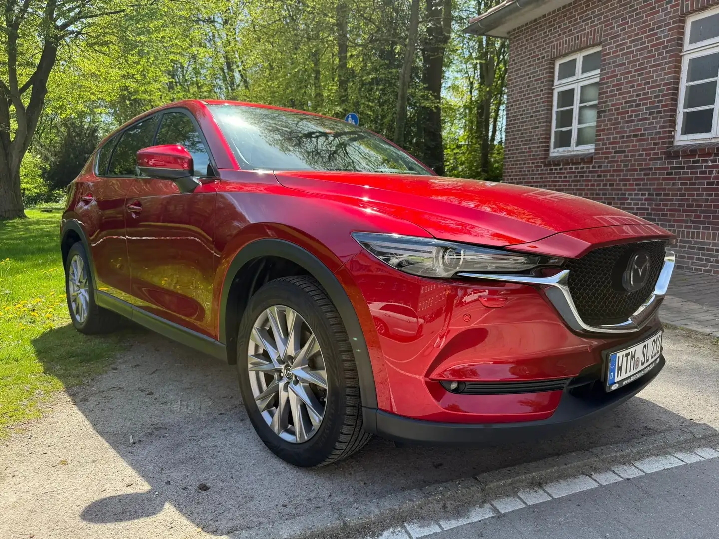 Mazda CX-5 2.2 Diesel Sports-Line AWD/Met./AHK/Leder/All-In! Rot - 1
