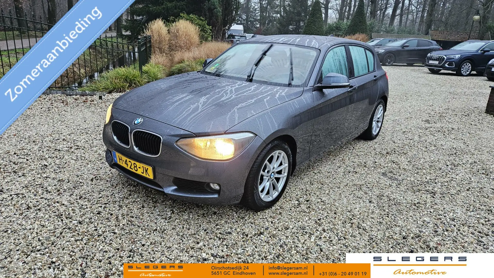 BMW 116 1-serie 116d EDE High Executive Corporate Lease Na Gris - 1