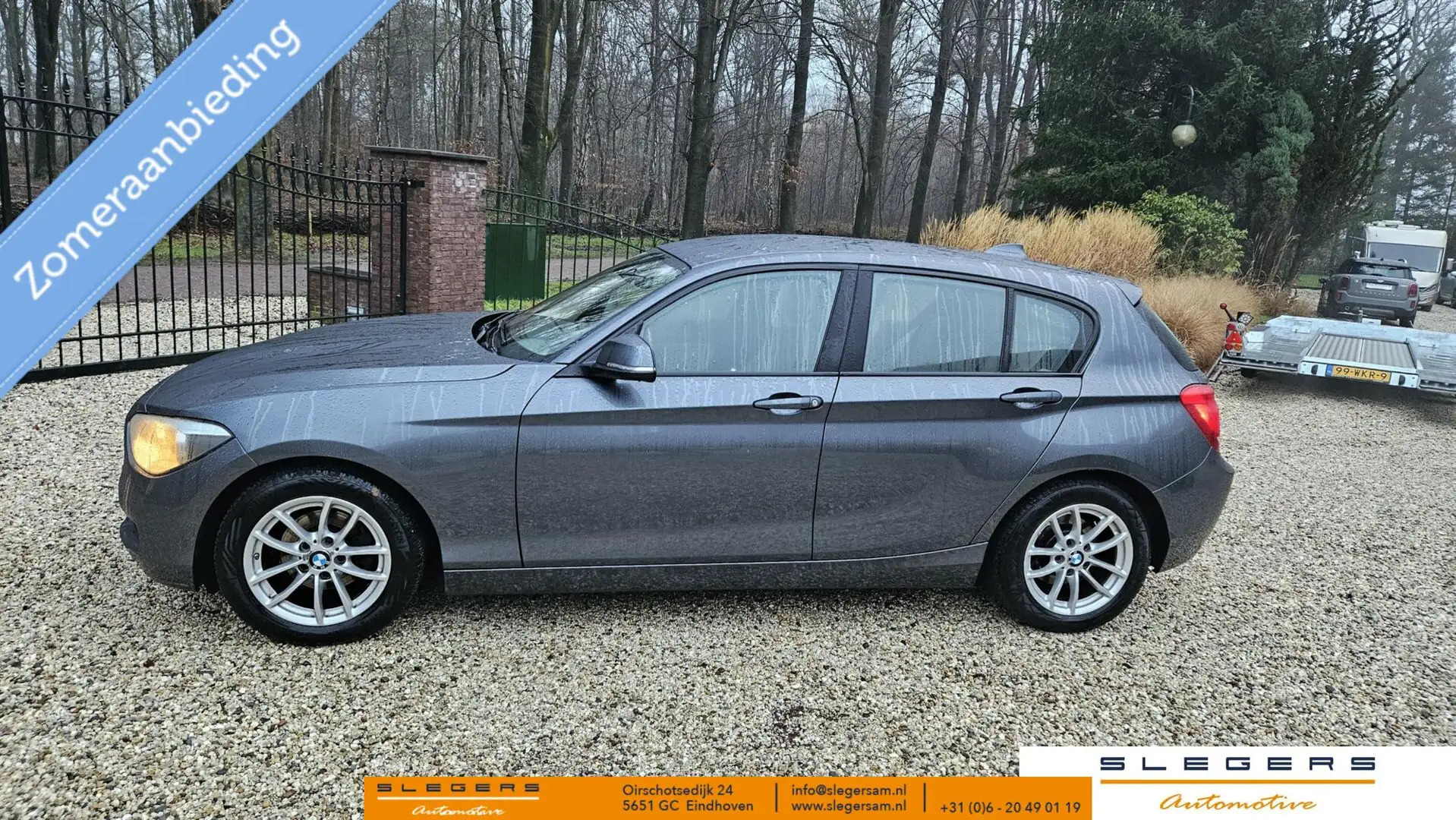 BMW 116 1-serie 116d EDE High Executive Corporate Lease Na Gris - 2