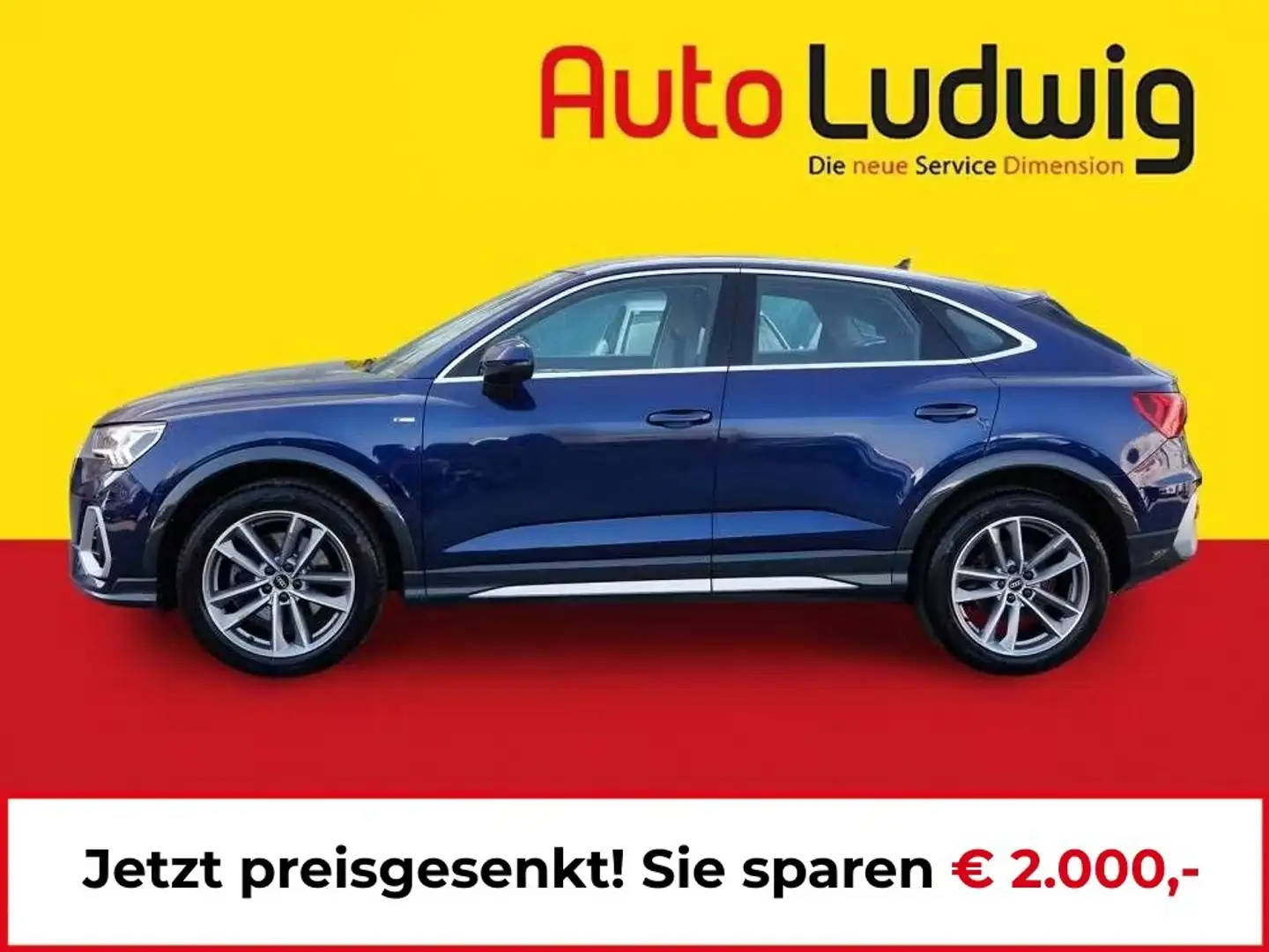 Audi Q3 40TDI quattro S-line S-tronic*VIRTUAL*NAVI*LED*... Blau - 1