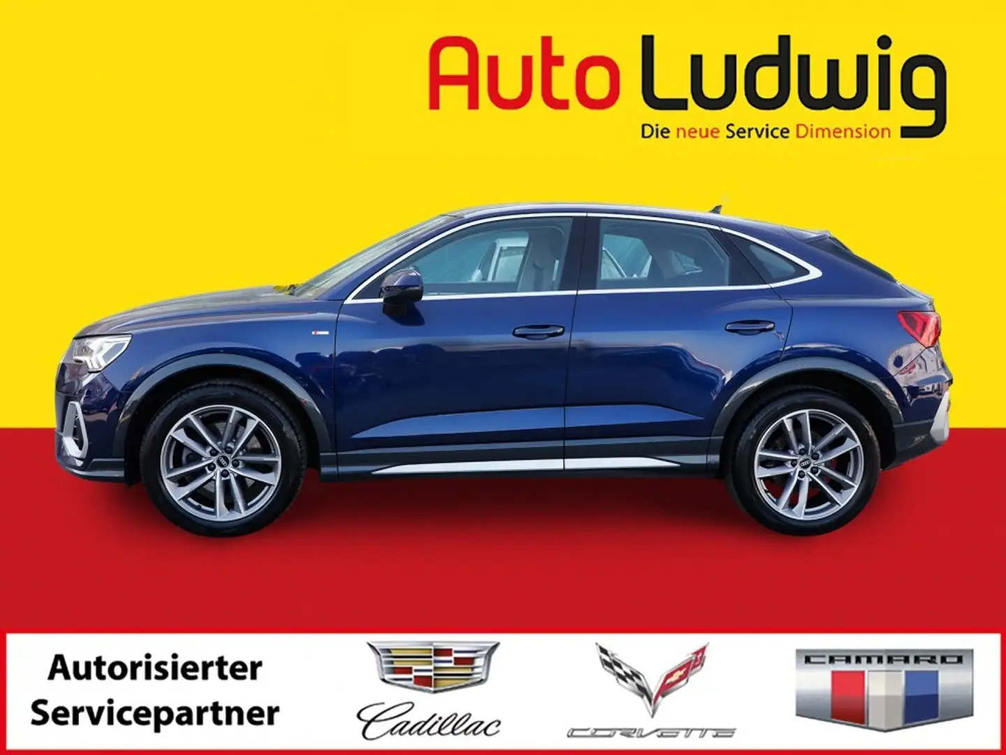 Audi Q3 40TDI quattro S-line S-tronic*VIRTUAL*NAVI*LED*... Blau - 1