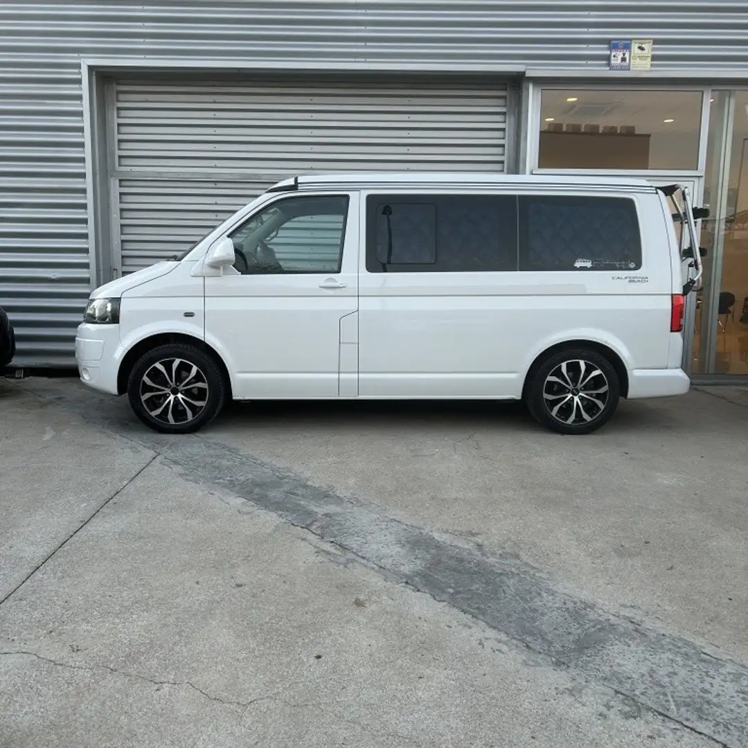 Volkswagen T5 California 2.0TDI Beach T.Elevable 140 Blanco - 2