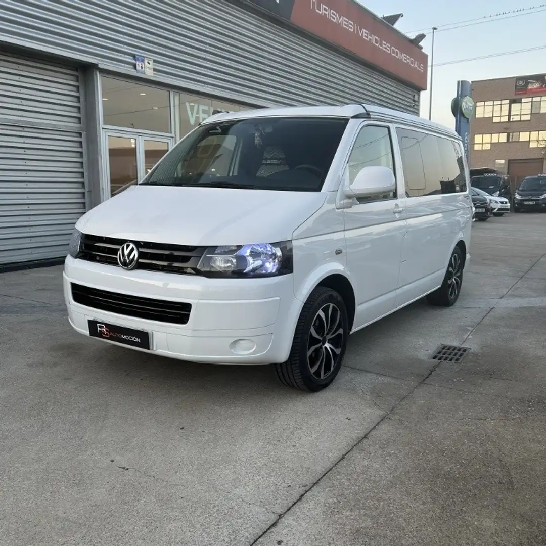 Volkswagen T5 California 2.0TDI Beach T.Elevable 140 Blanco - 1