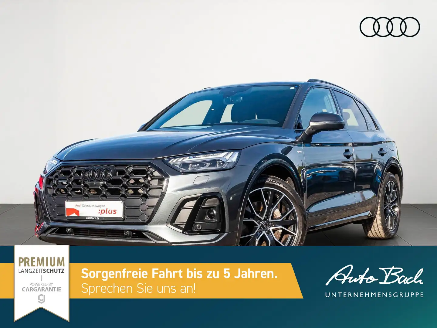 Audi Q5 S line 55TFSI e qu Navi LED HuD Panorama AHK Gris - 2