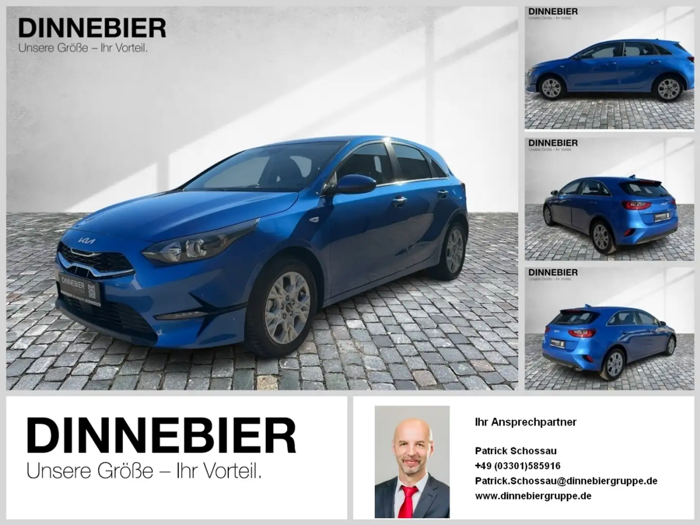 Kia Ceed / cee'd Ceed 1.5 T-GDI Vision FLA ACC SpurH LM KlimaA Blu/Azzurro - 1