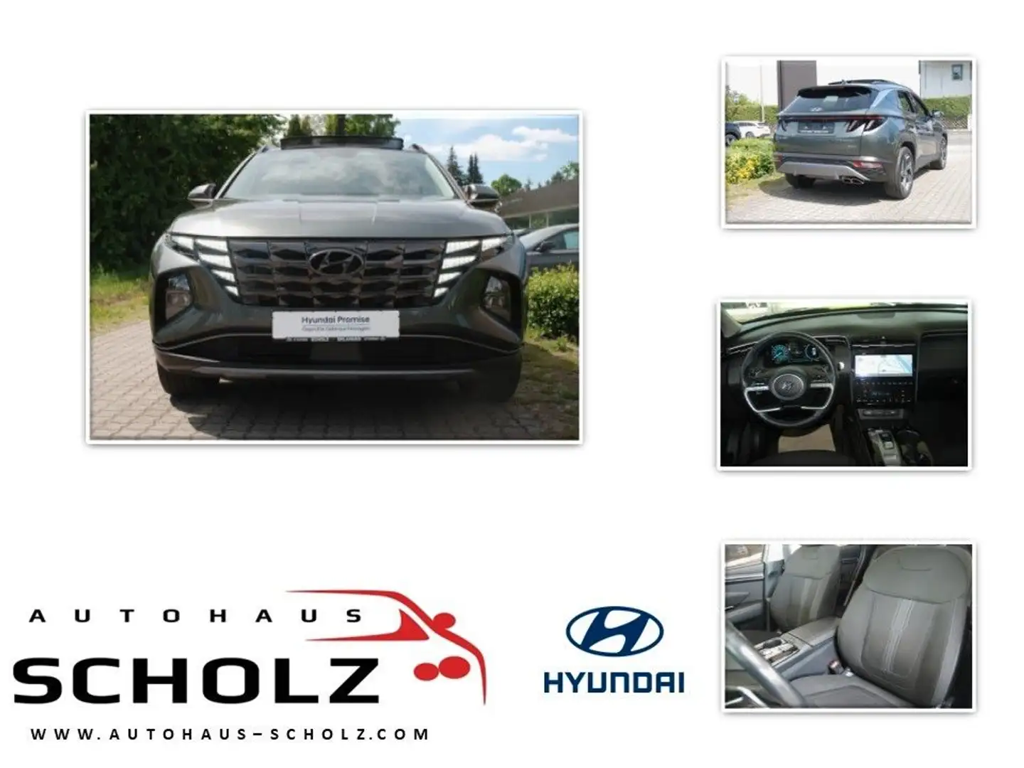 Hyundai TUCSON 1.6 T Plug-in 4WD DCT Pano ECS Assist WR Grau - 1
