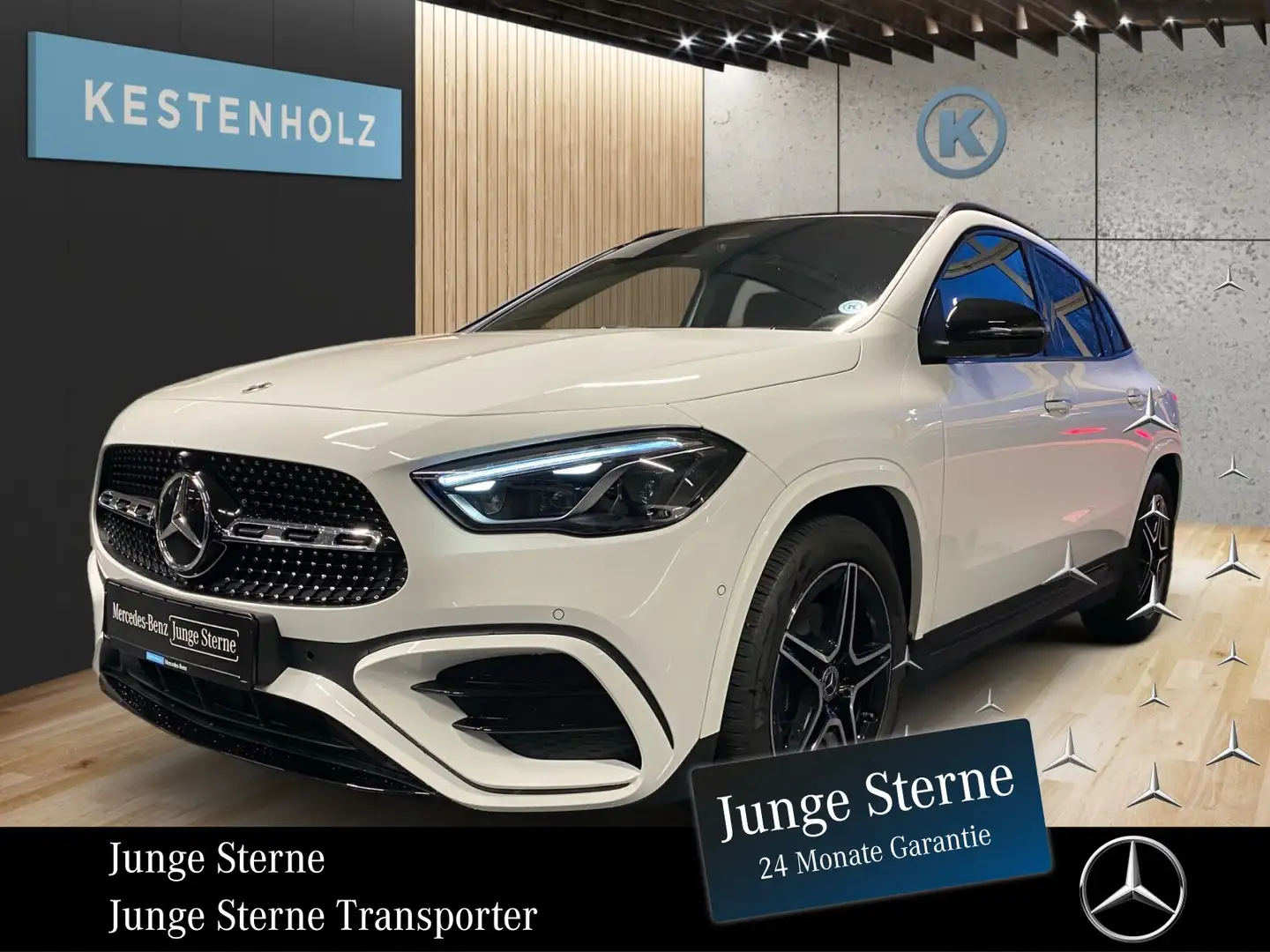 Mercedes-Benz GLA 220 GLA 220 d 4MATIC *AMG*NIGHT*360°*MEMO*PANO*STHZ* Weiß - 1
