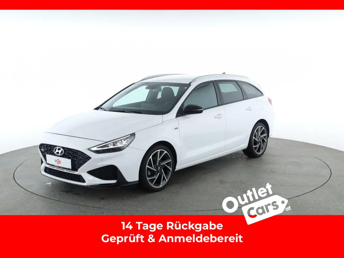 Hyundai i30 CW 1,5 T-GDI 48V N-Line LED+NAVI+RFK+ASSIST Weiß - 1