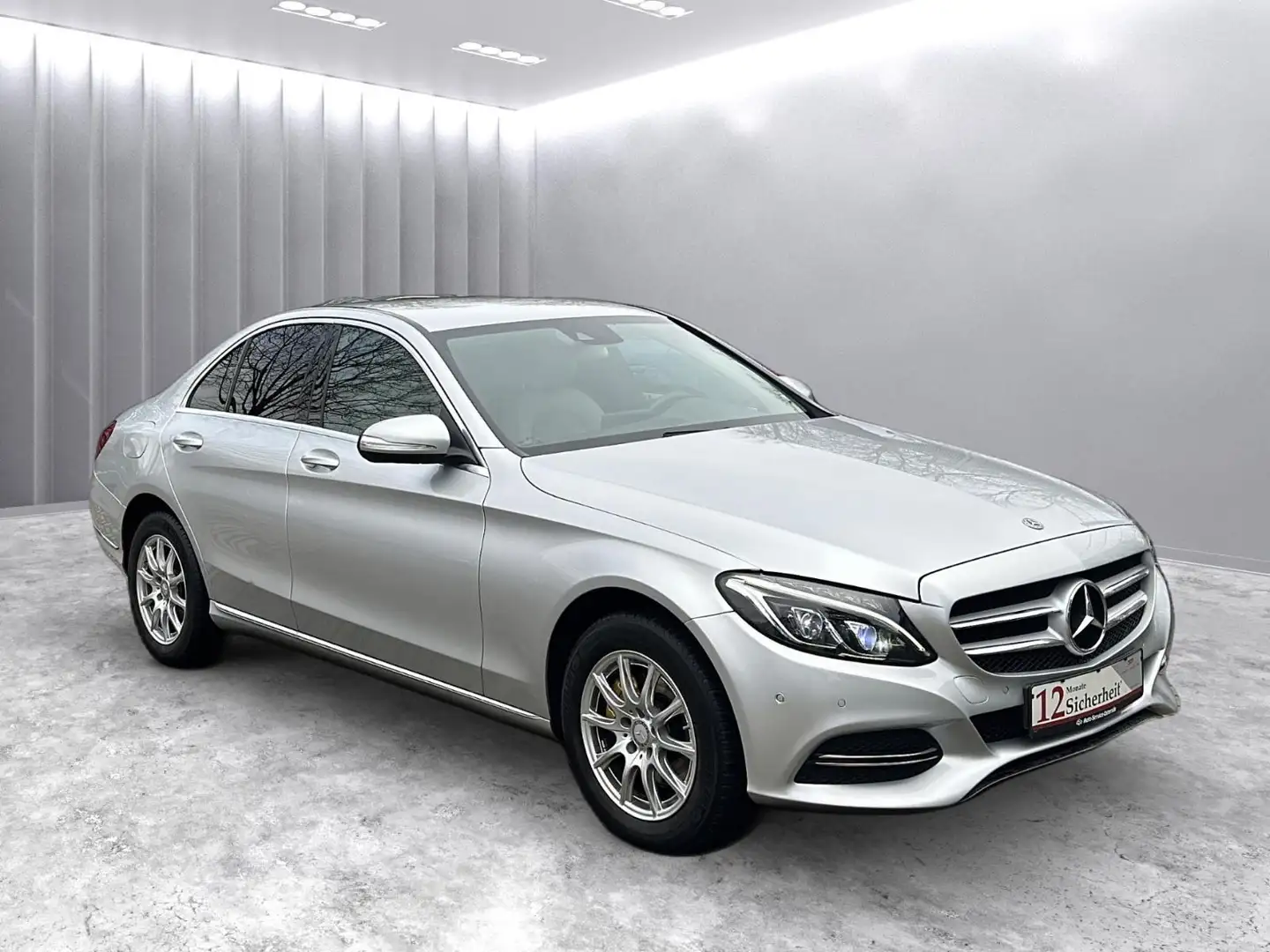 Mercedes-Benz C 220 Limousine *Navi/LED/Tempomat/HU NEU* Silber - 1