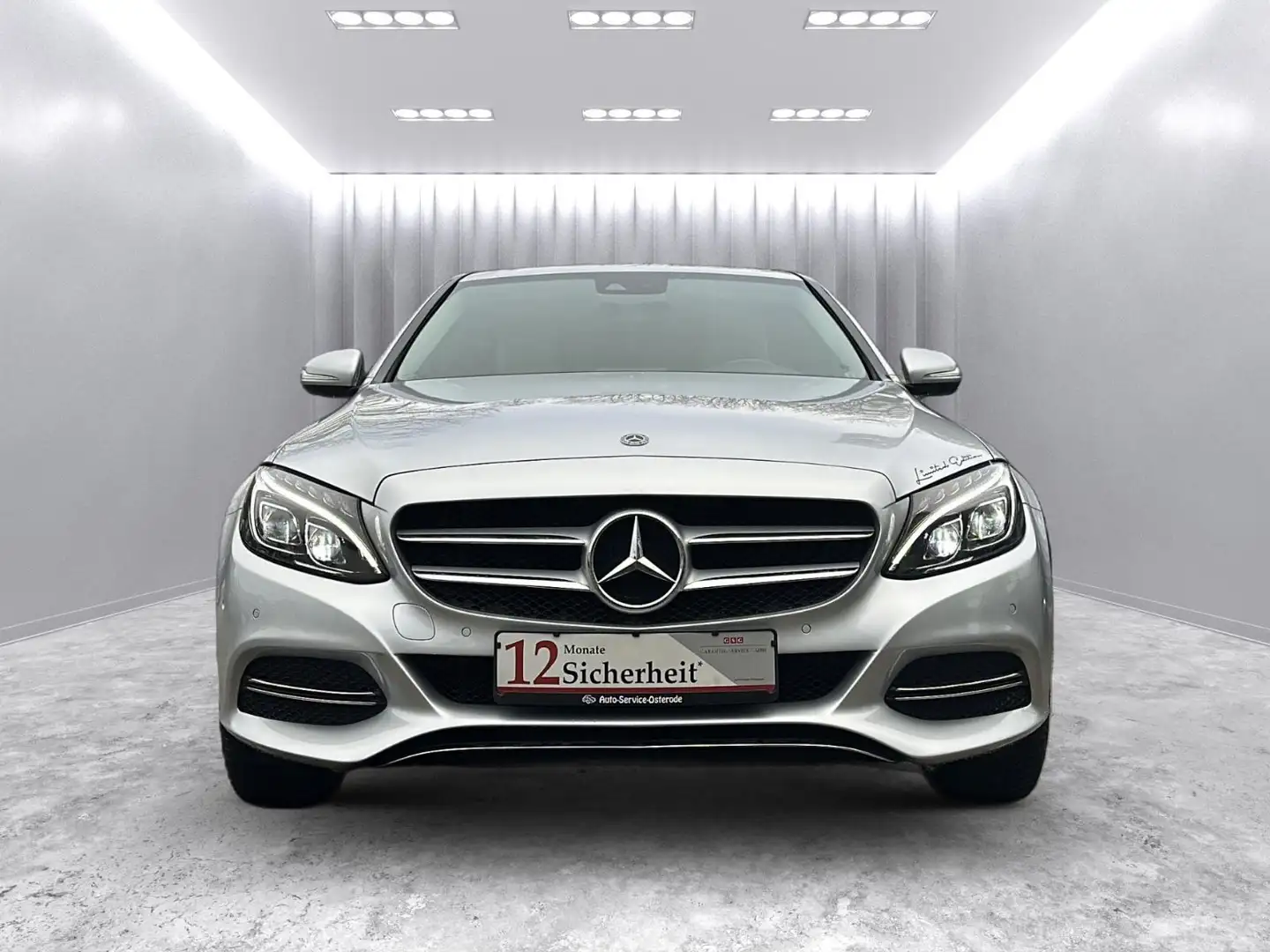 Mercedes-Benz C 220 Limousine *Navi/LED/Tempomat/HU NEU* Silber - 2