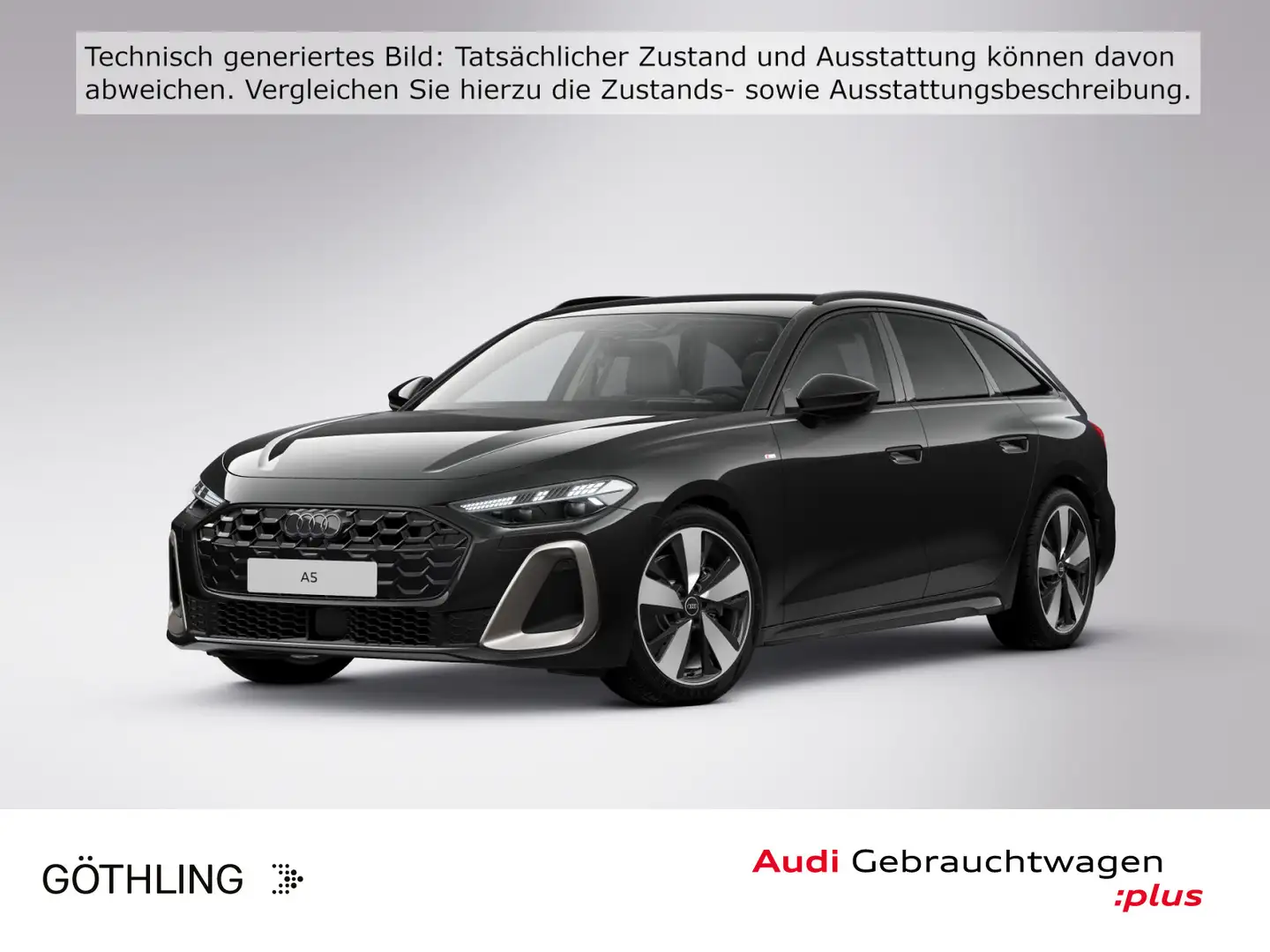 Audi A5 40 TDI S line edition one S tro*B&O*HUD Schwarz - 1