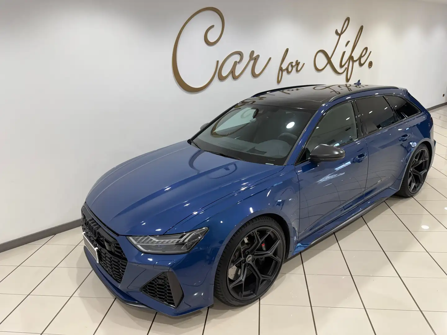 Audi RS6 Avant 4.0 Mhev Performance IVA ESPOSTA Modrá - 1