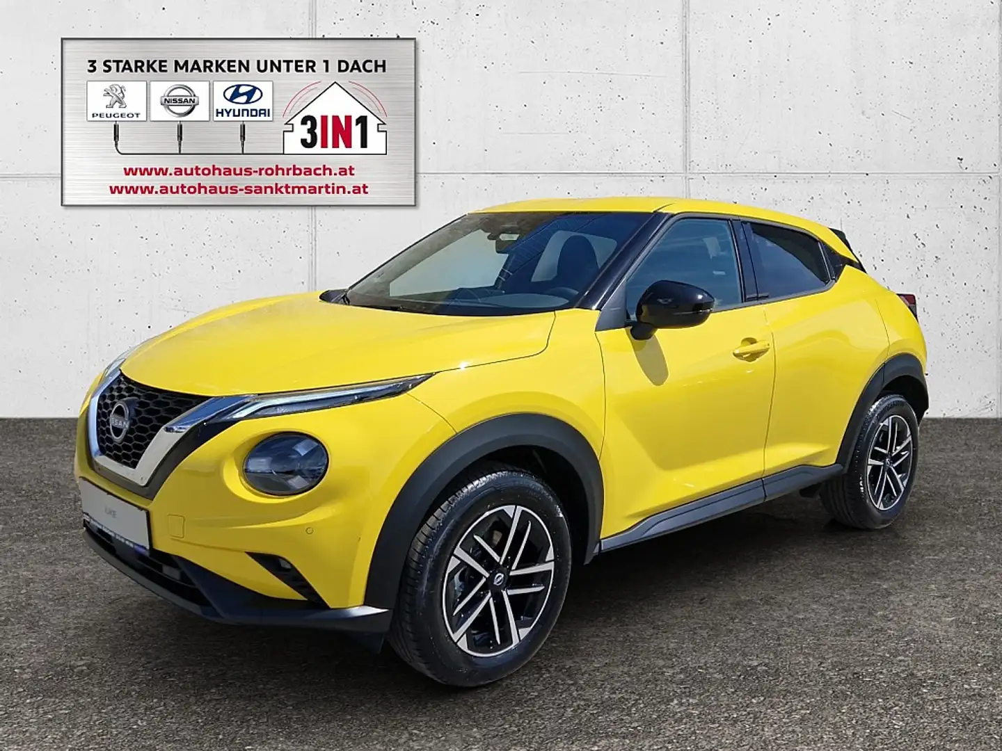 Nissan Juke 1,0 DIG-T N-Connecta Gelb - 1