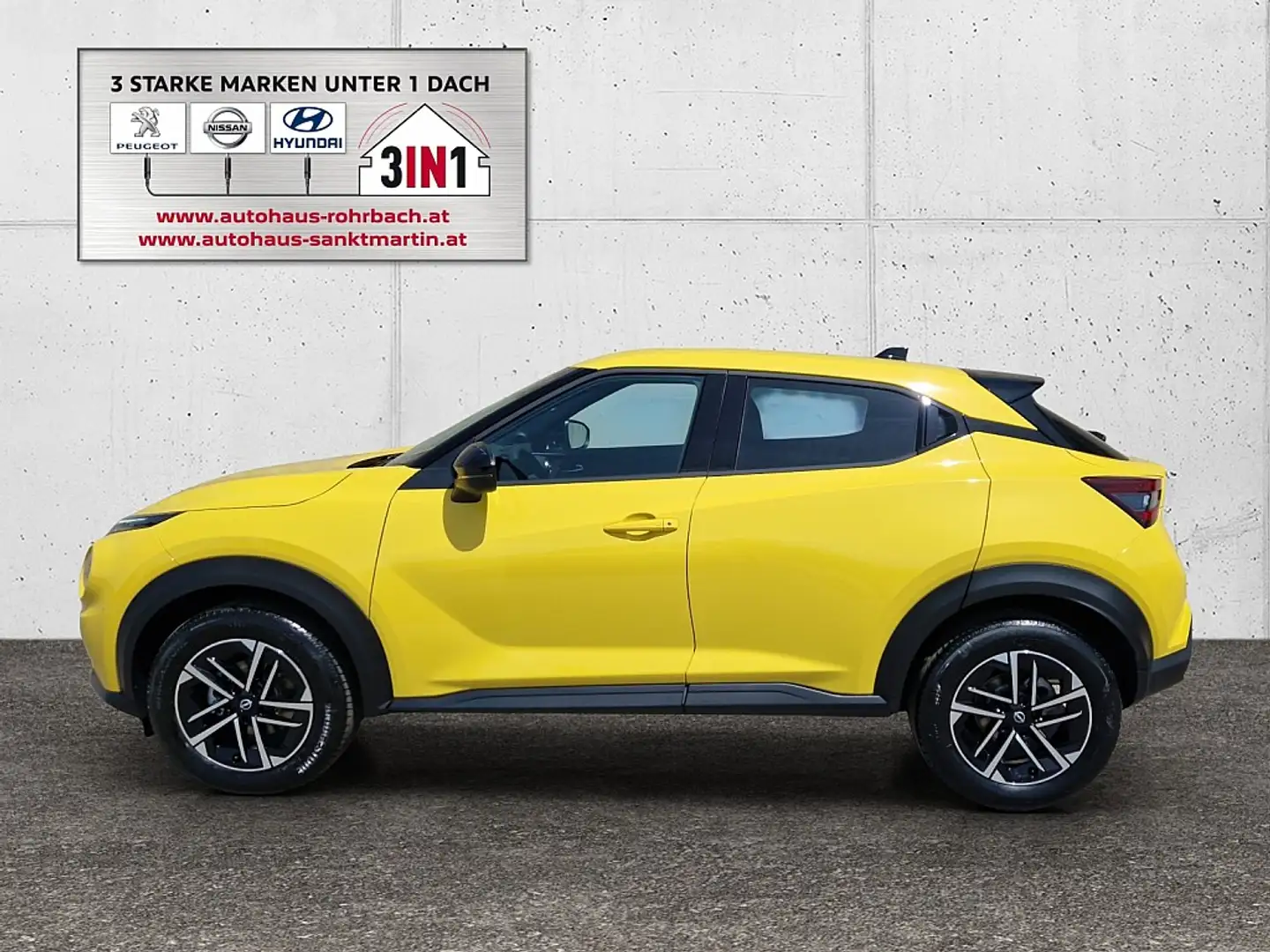 Nissan Juke 1,0 DIG-T N-Connecta Gelb - 2