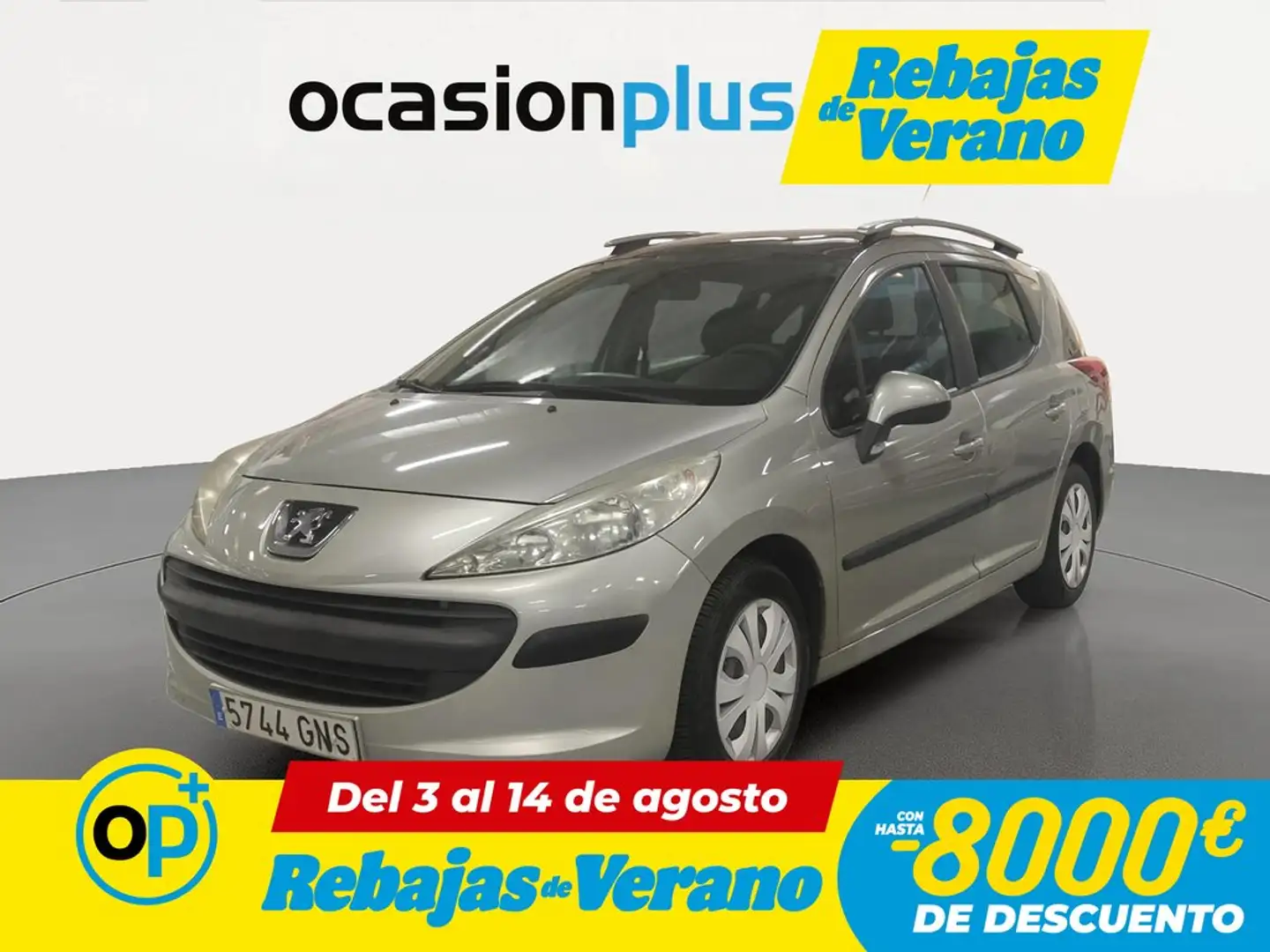 Peugeot 207 SW 1.6HDI Confort Gris - 1