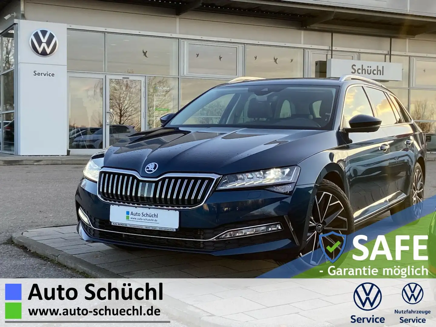 Skoda Superb Combi 2.0 TDI DSG 4x4 Laurin & Klement 18 Blau - 1