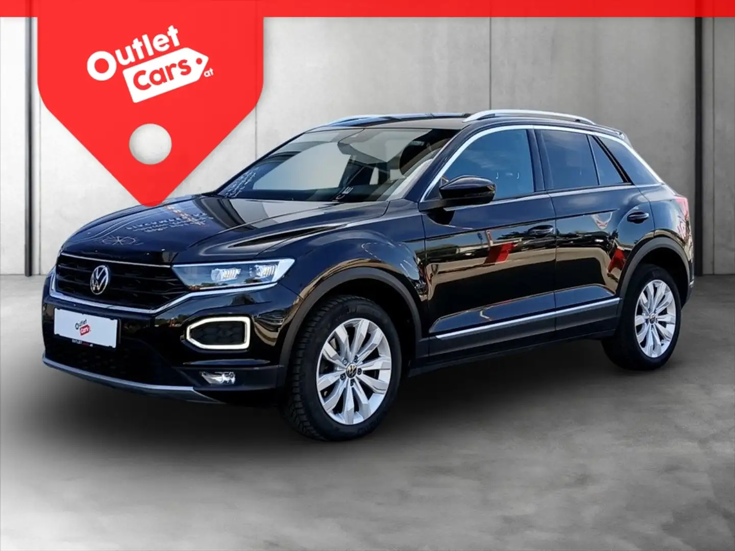 Volkswagen T-Roc 2.0TDI 4Mot. DSG ASSIST+CARPLAY+LED+NAVI Schwarz - 1