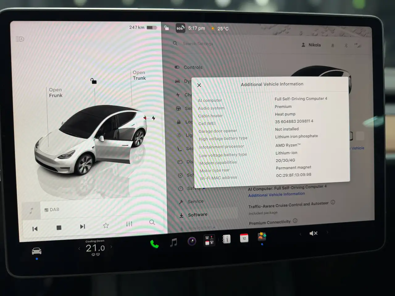 Tesla Model Y HARDWARE 4 RWD HIGHWAY AUTOPILOT, миниатюра 21