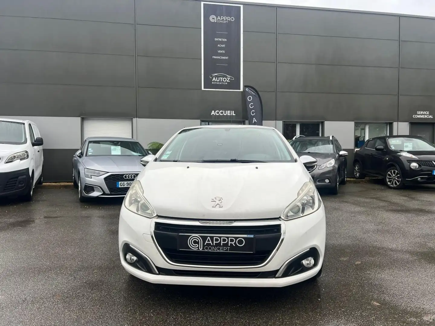 Peugeot 208 1.6 BlueHDi - 75 BERLINE Style PHASE 2 Blanc - 2