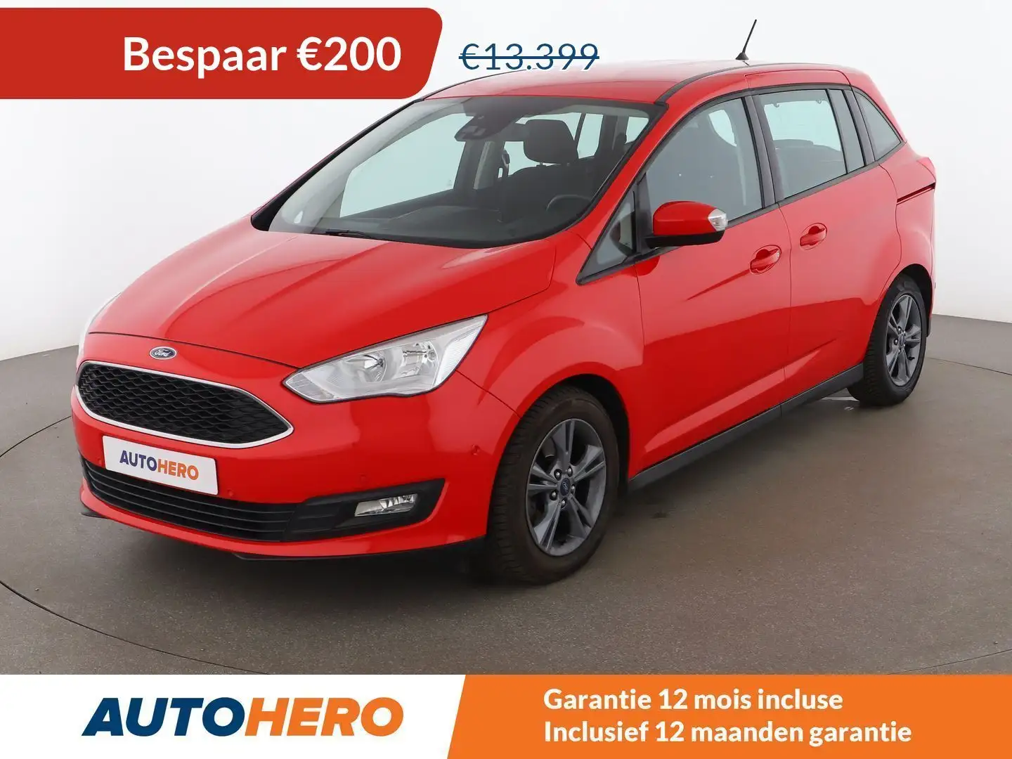 Ford Grand C-Max 1.0 EcoBoost Cool&Connect Rouge - 1