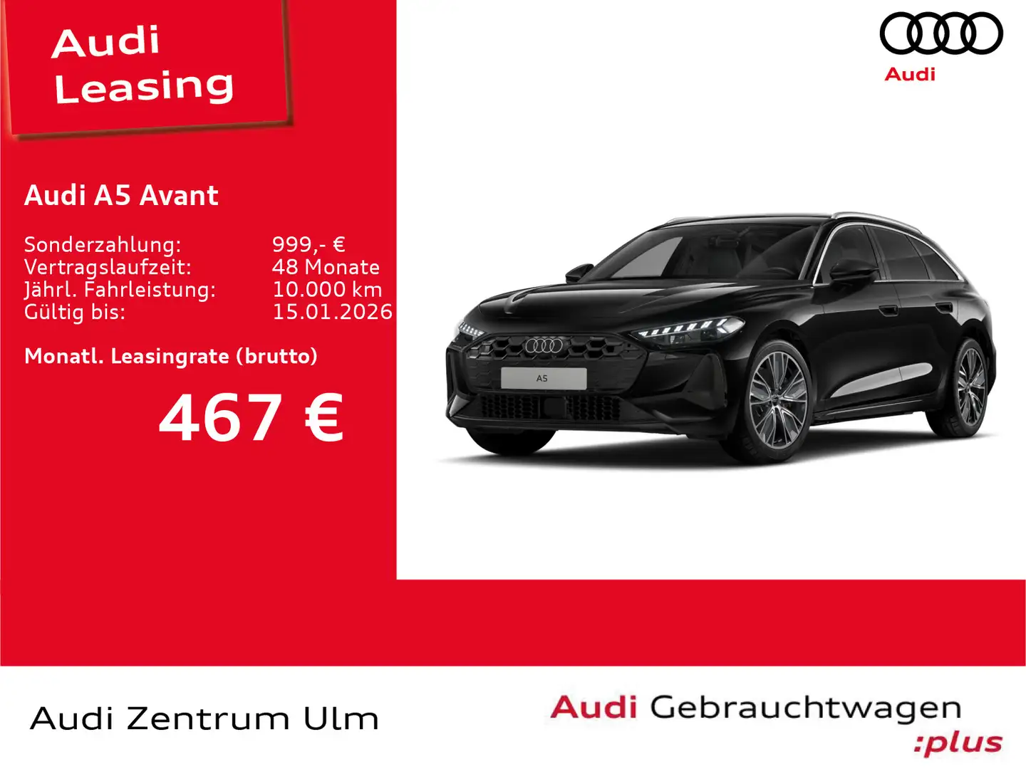 Audi A5 TDI 19 AHK LED+ MEMORY NAVI PANO RFK Schwarz - 1