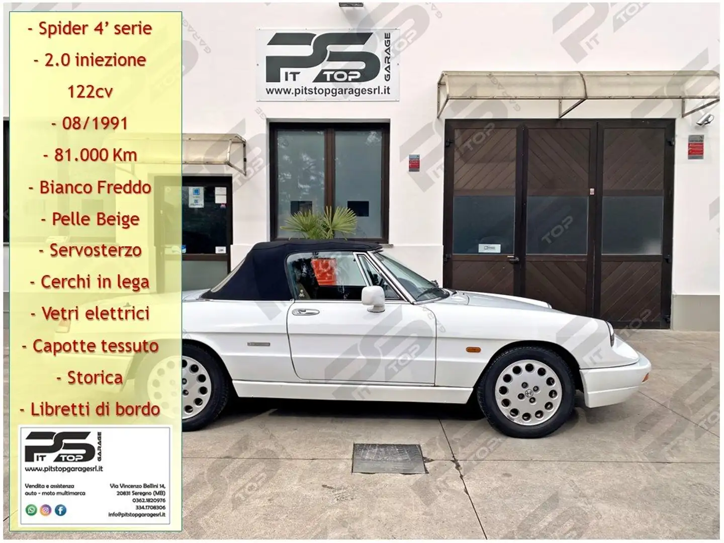 Alfa Romeo Spider Spider Duetto 2.0 Iniezione 122cv - Storico Blanco - 1