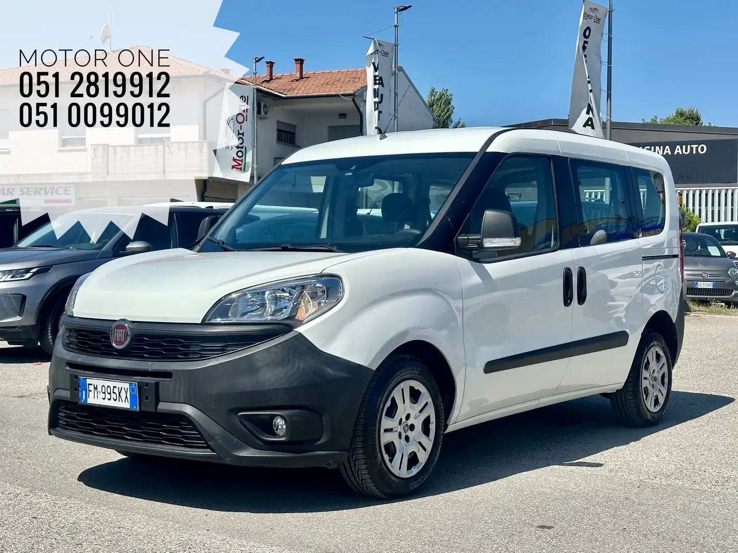 Fiat Doblo AUTOCARRO 5 POSTI Doblo 1.3 mjt 95cv Bianco - 1