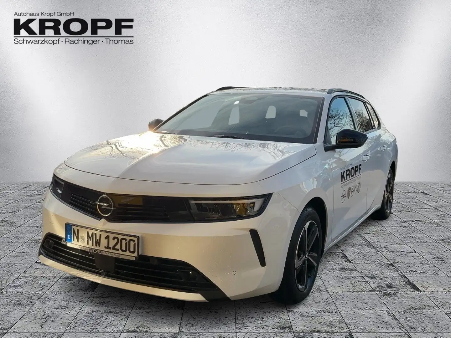 Opel Astra L Sports Tourer LED + KlimaA+SHZ+PDC Weiß - 2