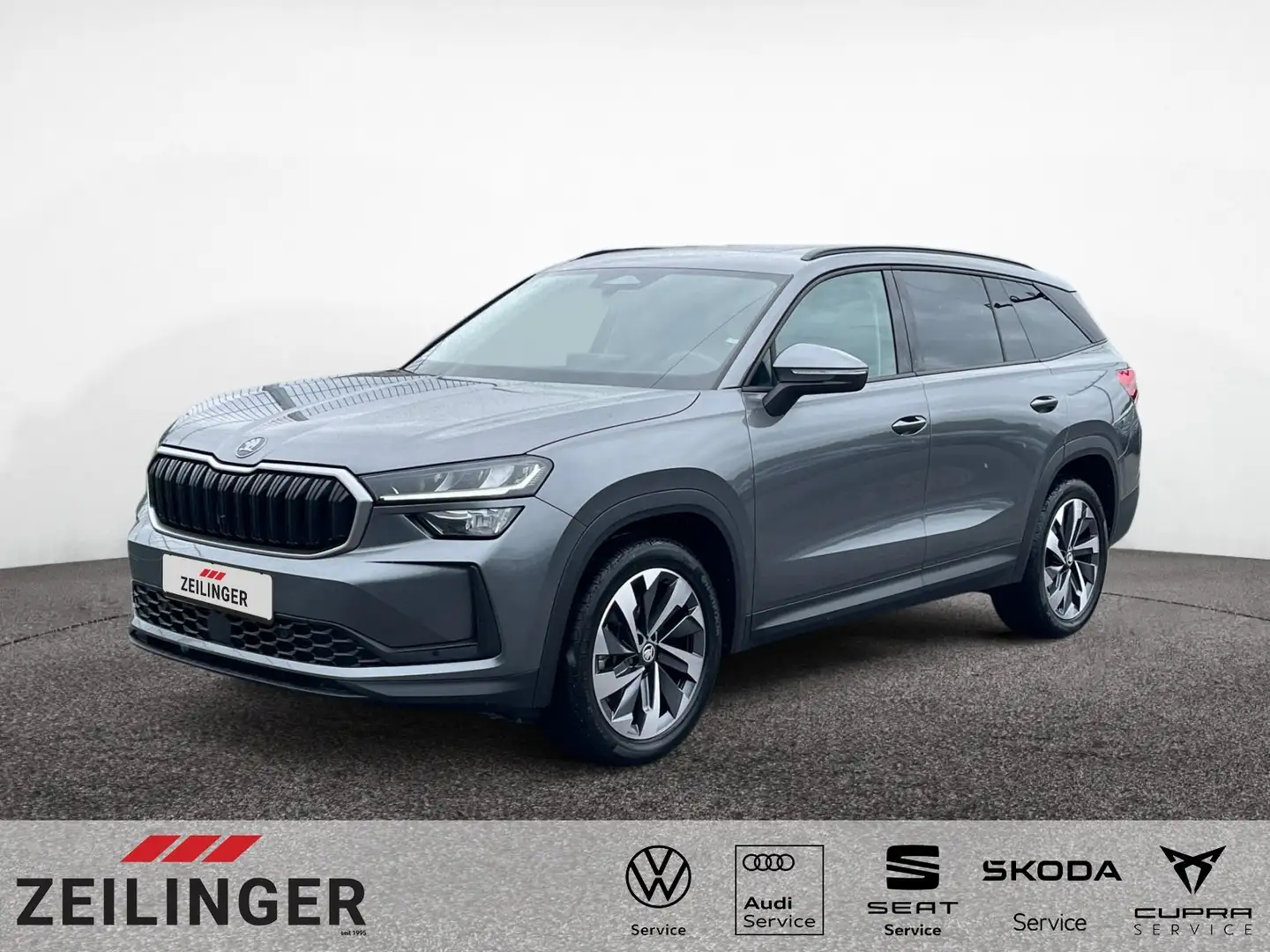 Skoda Kodiaq Selection 4x4 TDI DSG|7-S|PANO|AHK|5J-GAR Grau - 1