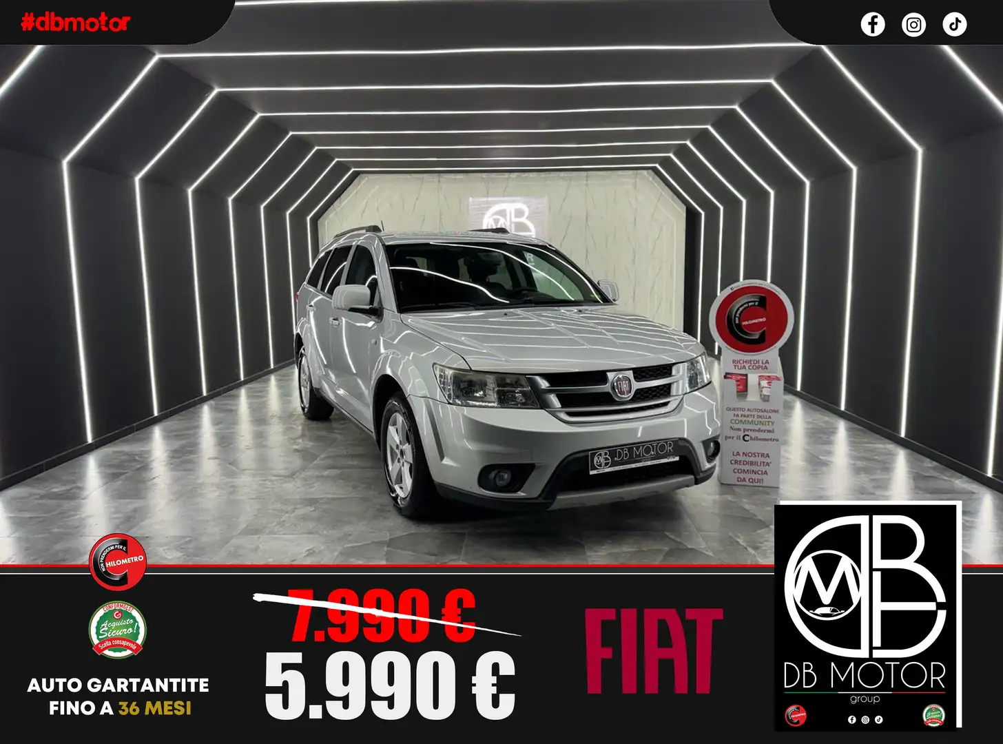 Fiat Freemont Freemont 2.0 mjt 16v Urban 140cv Argento - 1