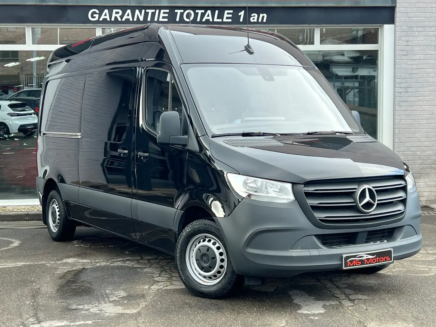 Mercedes-Benz Sprinter 315 2.0 CDI L2H2 TVAC CUIR AIRCO CAMERA 3 PLACES Noir - 2