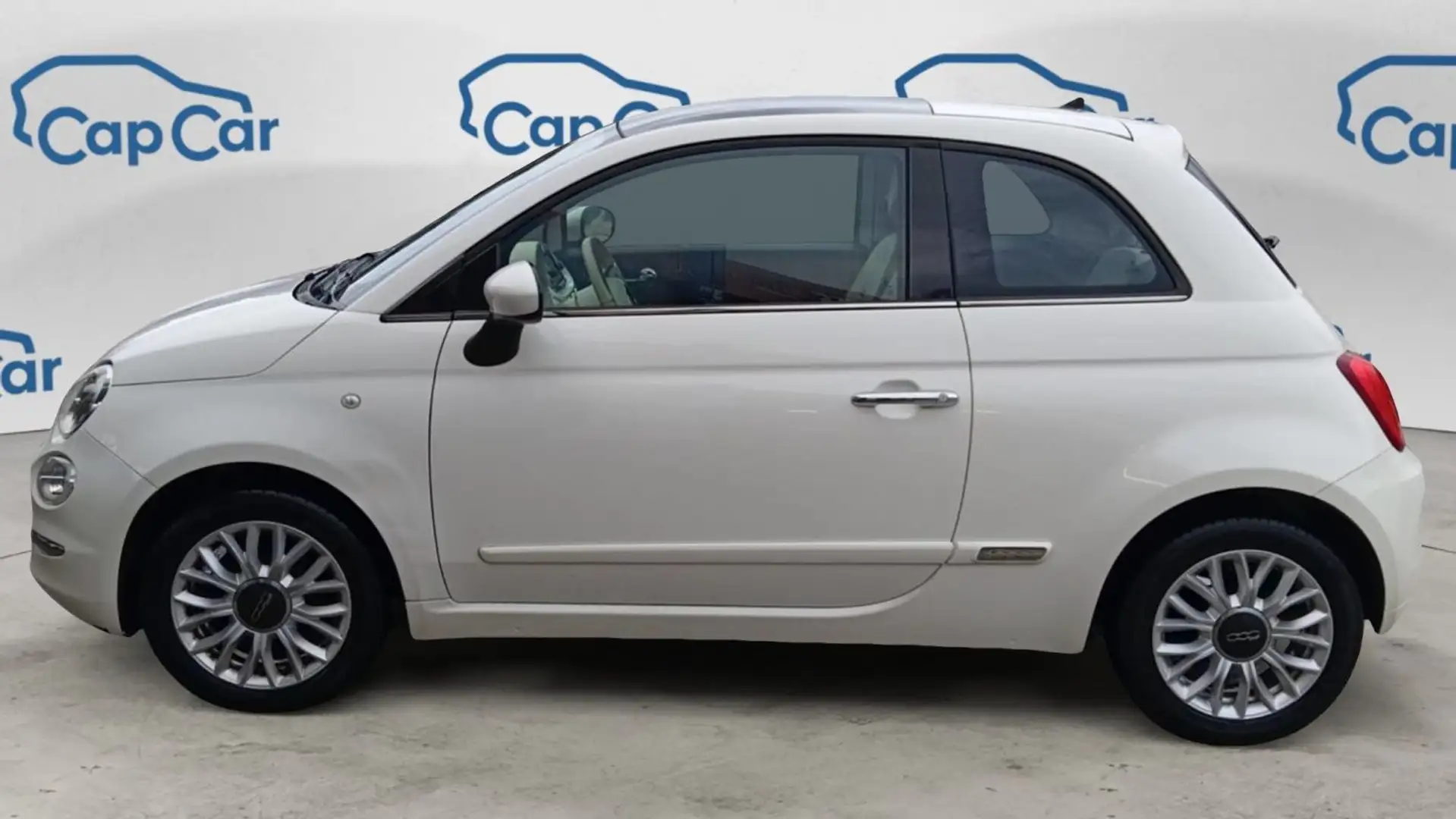 Fiat 500 1.2 69 Lounge Blanc - 2