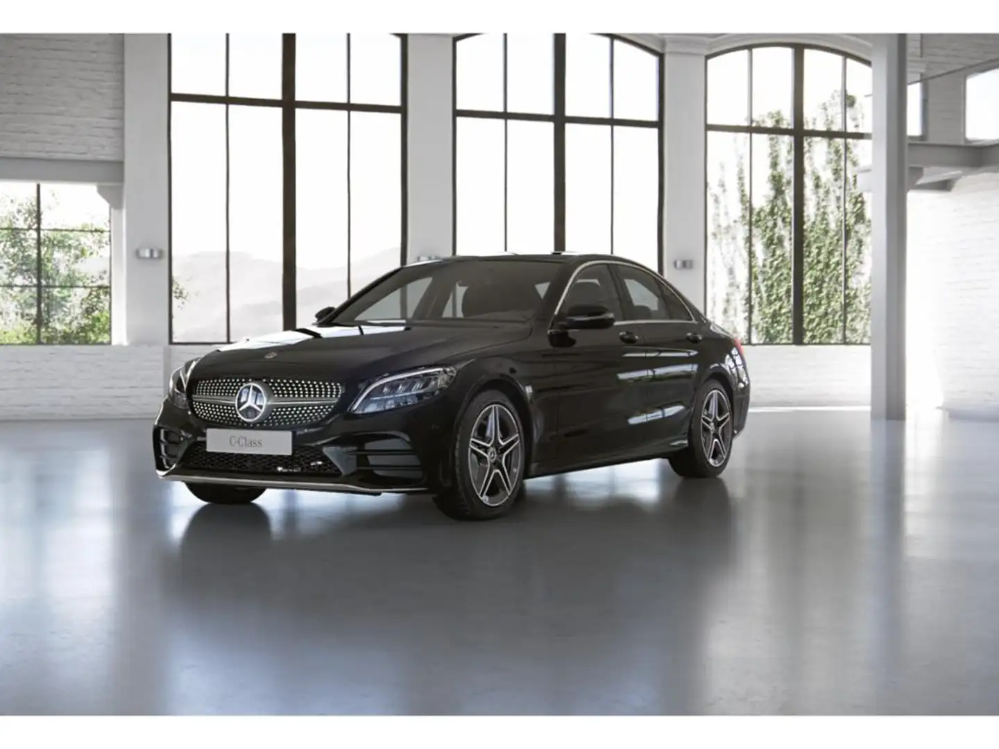 Mercedes-Benz C 200 EDITION 19+AMG-Line+AHK+DISTRONIC+Spur-Pak Negro - 2