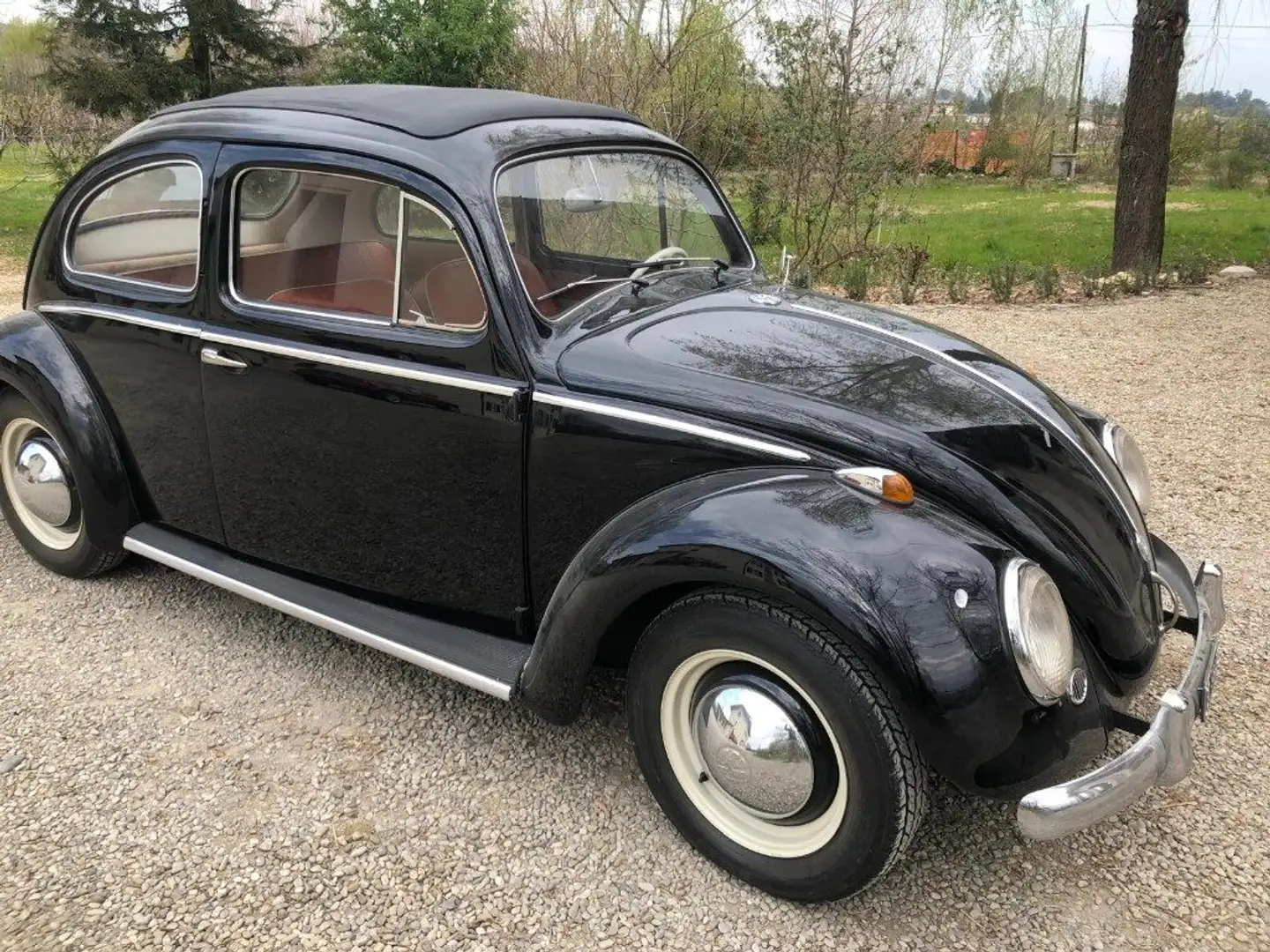 Volkswagen Maggiolino TETTO IN TELA  RISTRUTTURATO crna - 1