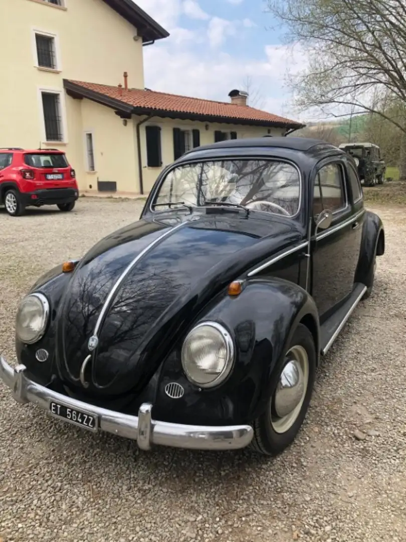 Volkswagen Maggiolino TETTO IN TELA  RISTRUTTURATO crna - 2