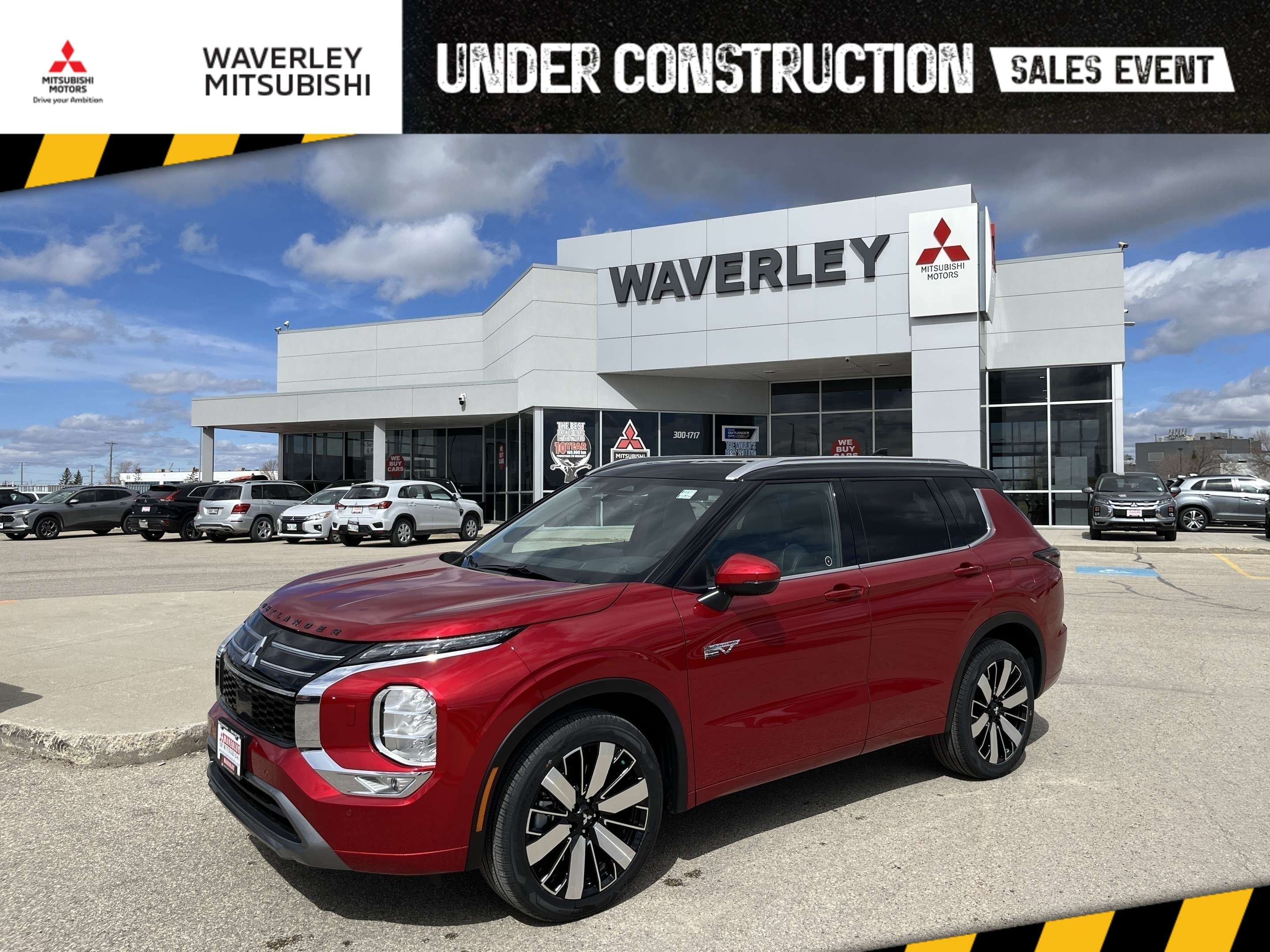 Red 2026 Mitsubishi Outlander Hybrid Plug-in SUV / Crossover 1-Speed Automatic
